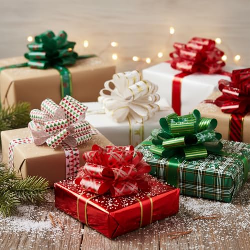 ONTODEX 27PCS Christmas Gift Wrap Bows for Presents B34559
