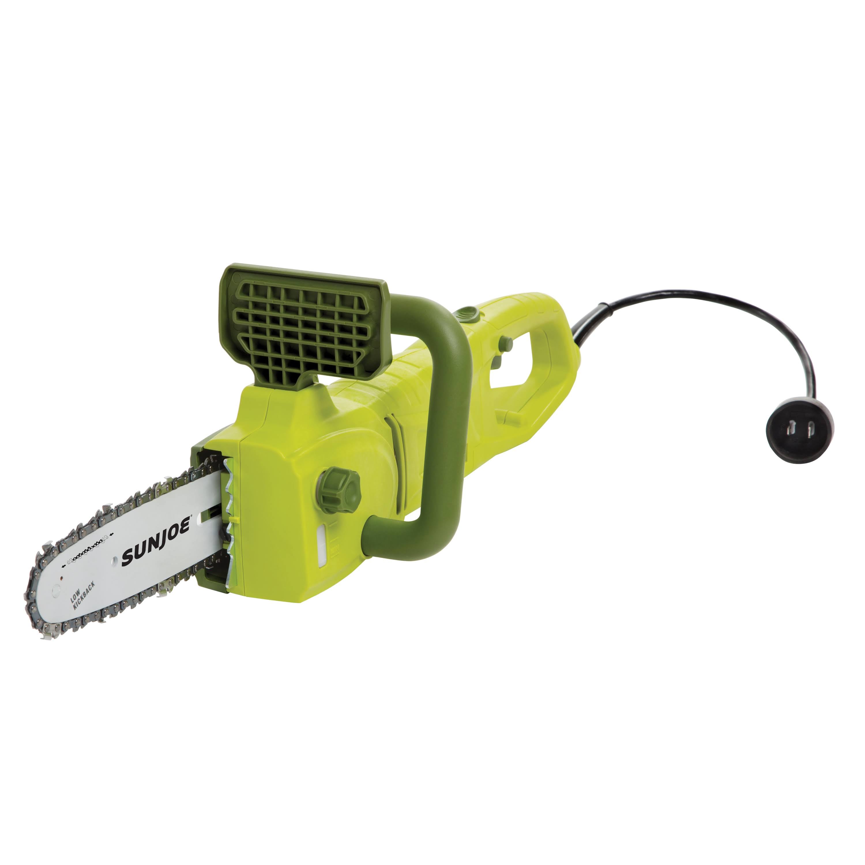 Sun Joe 8-Inch 8.0 Amp 2-in-1 Convertible Pole Chain Saw, Green E71309