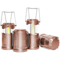 Lichamp LED Camping Lantern 4 Pack, Battery Powered Portable Hanging Light X975