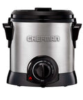 Chefman Fry Guy 1 Liter Deep Fryer w/ Adjustable Temperature Control - Stainless Steel, New