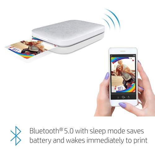 HP Sprocket Portable 2x3 Instant Photo Printer (Luna Pearl) A89391