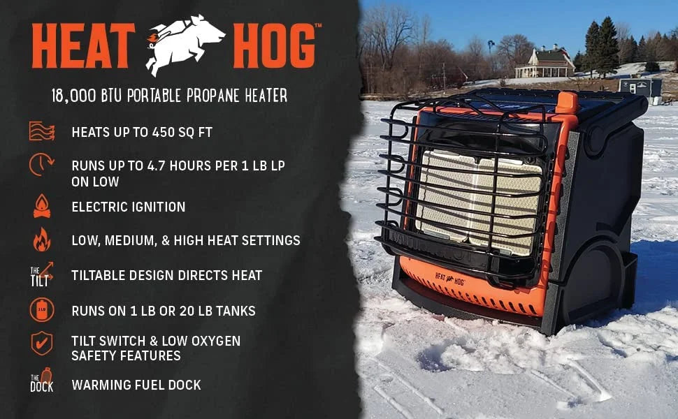 Heat Hog 18000 BTU LP Portable Heater B227