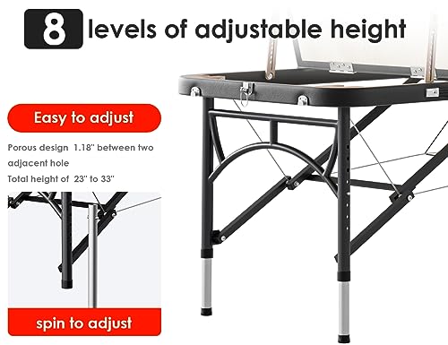 CLORIS 84" Portable Massage Table with Carrying Bag Z191211