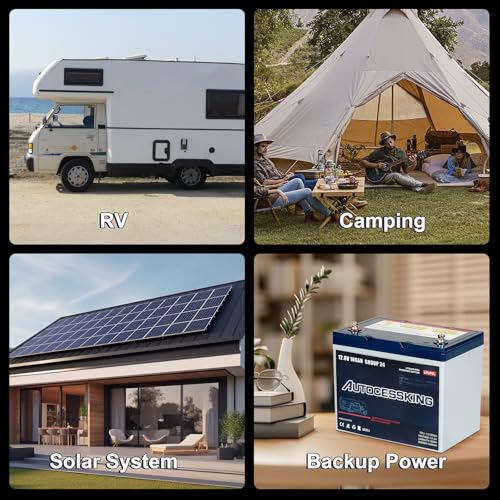12V 100Ah BCI Group 24 LiFePO4 Battery with Low-Temp Protection F4727