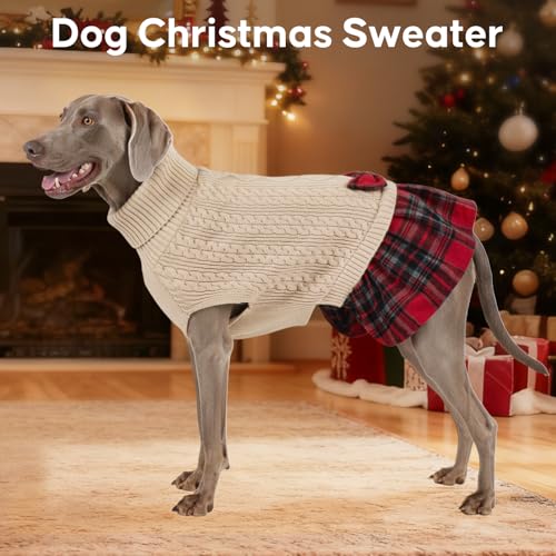 KYEESE Dog Sweater Knitwear with Bowtie for Small Dogs R875009
