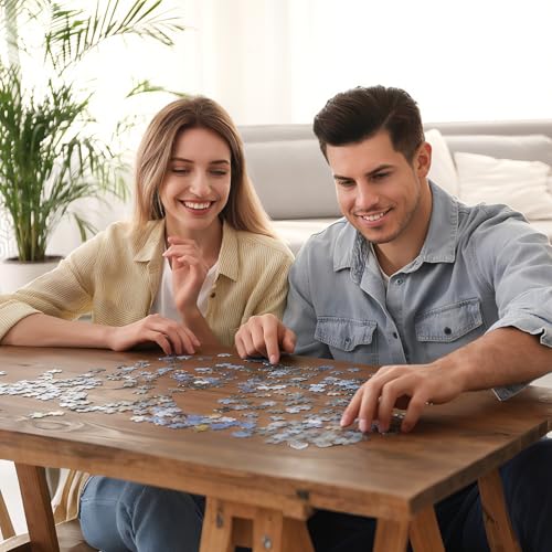 Nattork Jigsaw Puzzle 1000 Pieces for Adults, Christmas House W31652