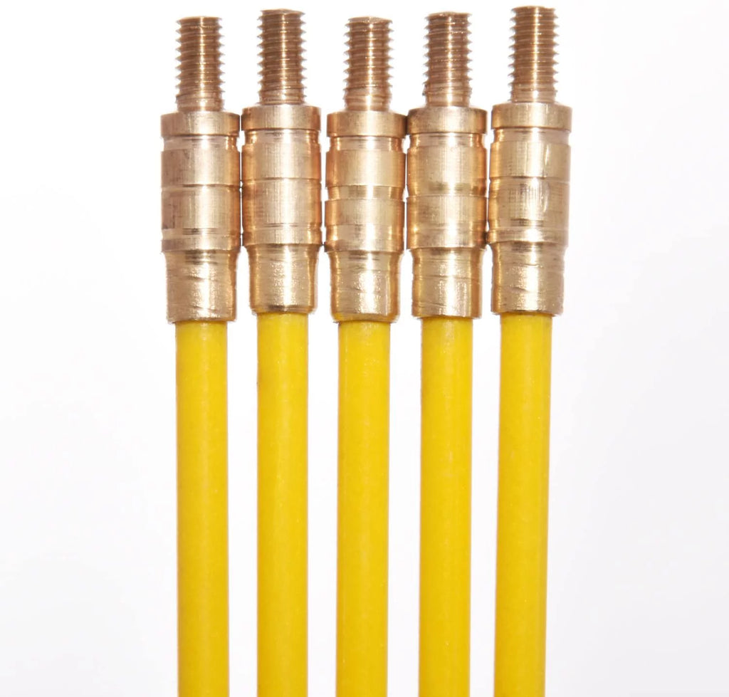 Ram-Pro 33-Feet Fiberglass Fish Tape Cable Rods, Electrical Wire Pulling Kit H77567