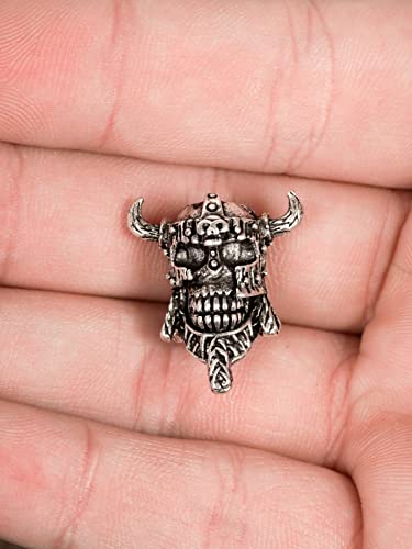 HAQUIL Skull Viking Beads Combo 5 pcs for Hair H2684