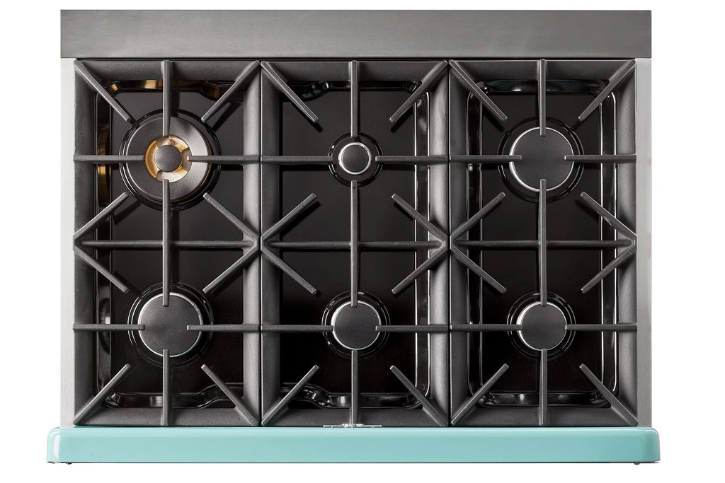 Unique Classic Retro 36" Freestanding Gas Range with Convection Oven P68118
